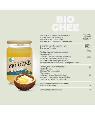 Go-Keto Bio Ghee 1250g - Organic Clarified Butter for Keto Baking & Roasting | Lactose-Free Gluten-Free Non-GMO - Buy Online on GoSupps.com