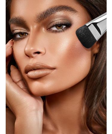 EigshowBeauty Contour Brush - Premium Vegan Synthetic Face Bronzer & Foundation Brush for Powder Cream & Liquid Blending - Buy Online on GoSupps.com