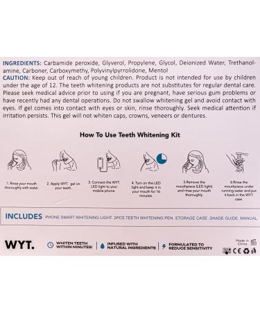 WYT Teeth Whitening Kit by Dr. Brady | 35% Carbamide Peroxide - LED Trays Minimal Sensitivity - Shop Internationally at Haven Dental - Buy Online on GoSupps.com