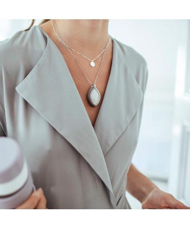 Bellabeat Leaf Women's Chakra Love Wellness Health Tracker - Stylish Smart Jewelry in Pink/Silver - Buy Online on GoSupps.com