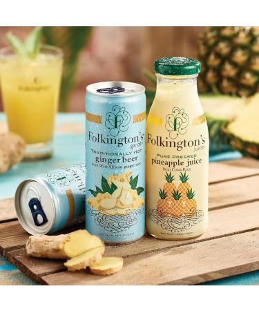 Folkingtons 250ml Glass Juice Bottles Pack of 12 - Buy Online on GoSupps.com