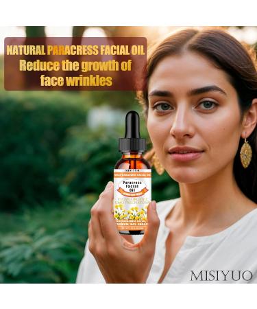 Paracress Facial Oil Natural Anti-Aging Moisturizing Essential Oil with Spilanthes Acmella Oleracea & MCT Oil Reduces Fine Lines & Wrinkles Hydration Balance Skin Gentle on All Skin Types 2 floz - Buy Online on GoSupps.com