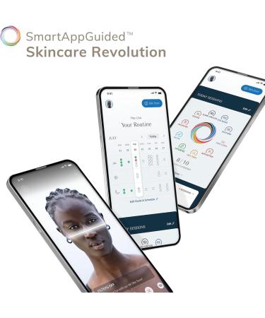 Geske SmartAppGuided Sonic Facial Brush 5 in 1 | Electric Silicone Cleaning & Massage Device | Professional Facial Care - Midnight - Buy Online on GoSupps.com