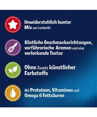 FELIX KnabberMix Milchmaulchen Cat Snack - Crunchy Low Lactose Treats (8 x 60g) - Buy Online Worldwide - Buy Online on GoSupps.com