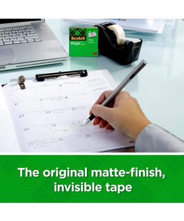 Scotch Magic Tape  3 Rolls  Great for Gift Wrapping  Numerous Applications  Invisible  Engineered for Repairing  3/4 x 300 Inches (3105) - Buy Online on GoSupps.com