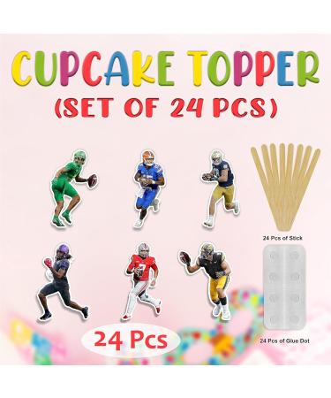 Seyal American Football cupcake topper Seyal American Football Cupcake Topper - Buy Online on GoSupps.com