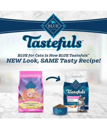 Blue Buffalo Tastefuls Sensitive Stomach Adult Dry Cat Food - Chicken & Brown Rice 7lb Pack - Buy Online on GoSupps.com