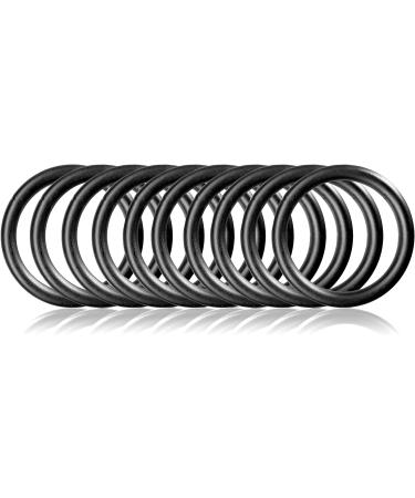 Steel O-Ring Set for DIY Dog Leashes - 10 Non-Rusting Black 25mm Rings | Ideal with Paracord 550 - Buy Online on GoSupps.com