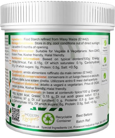 Special Ingredients Ultratex 25kg Gluten-Free Multi-Functional Highly Dispersible Instant Thickening Starch for use in Both Hot and Cold Applications Recyclable Container Ultratex 25 kg (Pack of 1) - Buy Online on GoSupps.com