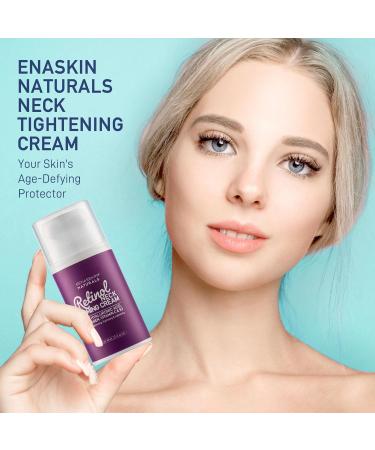 Retinol Neck Firming Cream - Advanced Face Tightening & Lifting | Hyaluronic Acid Collagen & Vitamin C | Reduces Wrinkles & Firms Skin (2.7 Oz - Buy Online on GoSupps.com