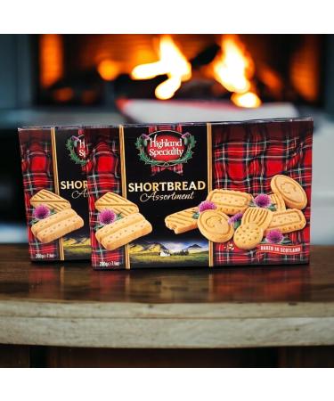 Shortbread Cookies Assortment Traditional Scottish Flavors 200g Twin Pack Tea Party - Buy Online on GoSupps.com