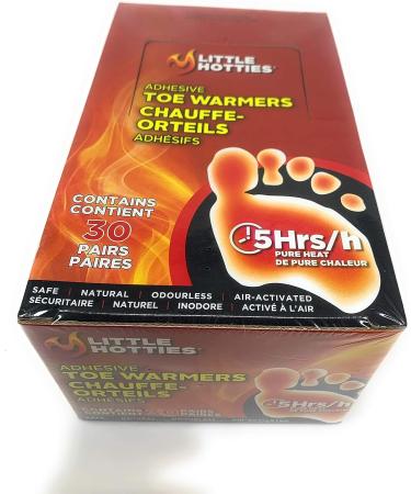 Little Hotties Adhesive Toe Warmers  30 Pairs 30 Count (Pack of 1) - Buy Online on GoSupps.com