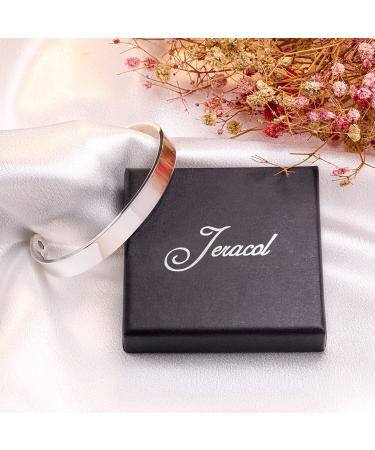 Jeracol Copper Magnetic Bracelet - Adjustable Cuff Bangle with 8 Magnets - Men Women - Simple Style - Gift Box Included - Buy Online on GoSupps.com