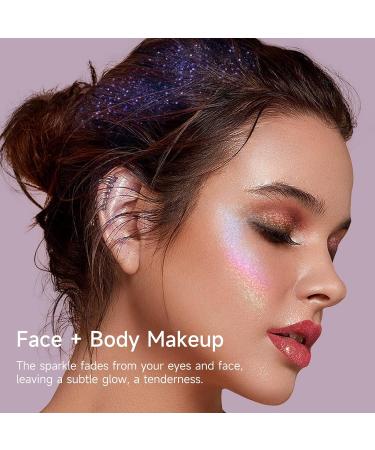 Body Glitter Gel - 4 Color Sparkling Sequins - Long Lasting Glue-Free Face Hair & Body Makeup for Festivals Weddings & Halloween - Buy Online on GoSupps.com
