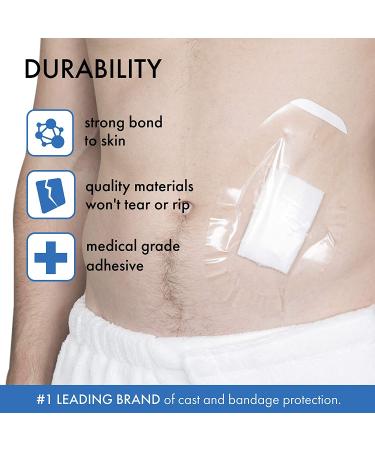 Seal-Tight Shield Shower Patch - Waterproof Bandage Cover for Showering (5/pkg), Latex-Free, Made in USA - Buy Online on GoSupps.com