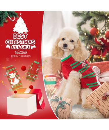 PETCARE Christmas Dog Sweater Vest Funny Ugly Xmas Puppy Costume Pet Holiday Warm Fall Winter Clothes for Small Medium Large Dogs Cats Pullover Cat Sweaters Outfits M (Suggest 10-15 lbs) Red Snowman - Buy Online on GoSupps.com