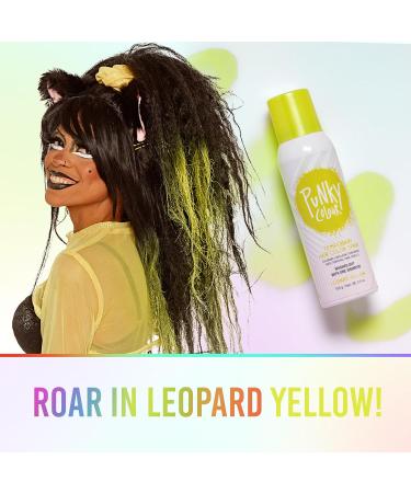 Punky Temporary Hair Color Spray Leopard Yellow Fast-Drying Non-Sticky Non-Damaging Travel Size Hair Dye for Instant Vivid Hair Color 3.5 oz 1-Pack 3.5 Ounce (Pack of 1) Leopard Yellow - Buy Online on GoSupps.com