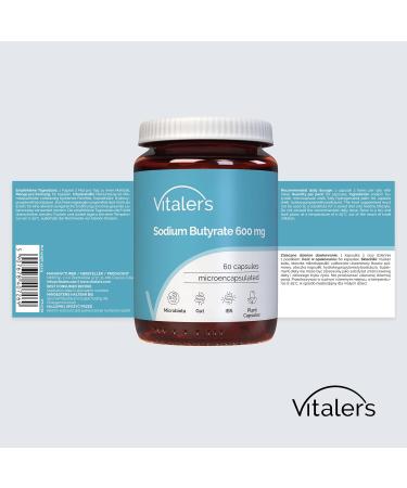 Vitaler's Sodium Butyrate - 60 g lules V g talien 1 mois de Suppl mentation Sans Conservateur Composition Pure - Buy Online on GoSupps.com