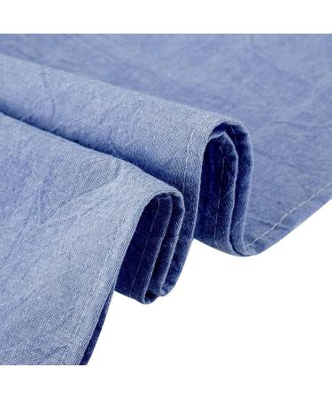 Buy Verdant Touch Cotton Bed Sheet Cover - Massage Spa Couch with Face Breathing Hole - Navy Blue | International Shipping Available - Buy Online on GoSupps.com