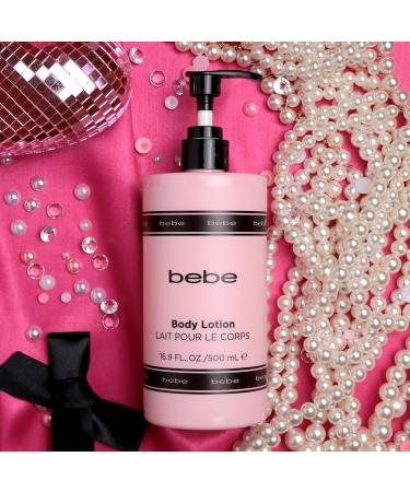 bebe Silver Body Lotion for Women - Hydrating Dry Skin Lotion - Fruity and Floral Scent - Softens Skin and Provides All-Day Moisture - 16.9 oz - Buy Online on GoSupps.com