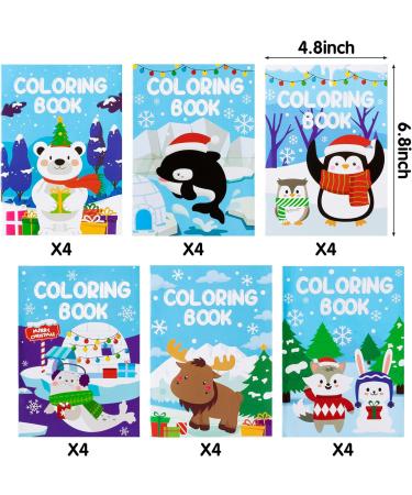 ANGOLIO 24 Pcs Christmas Polar Animals Coloring Books - Buy Online on GoSupps.com