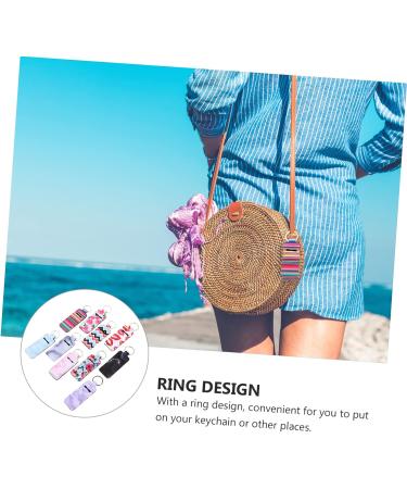 PACKOVE 10pcs Lipstick Holder Keychain & Wristlet | Portable Neoprene Pouch for Lip Balm & Chopsticks | Stylish Keychain Organizer - Buy Online on GoSupps.com