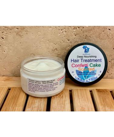 Confetti Cake Scented Hair Treatment | Coconut Milk Keratin & Egg Hydrolysate 4oz | Nourish & Repair Hair - Buy Online on GoSupps.com