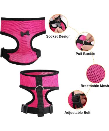 Molain Adjustable Chicken Harness with Leash - Breathable for Hens & Dogs (3-6 kg) - Size M Pink - Perfect for Safe Outdoor Adventures - Buy Online on GoSupps.com