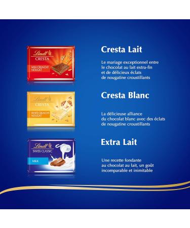 Lindt - Maxi Sachet Neapolitains SWISS PREMIUM CHOCOLATE - Assortment of Mini Milk Chocolates Milk-Hazelnut Milk and Nougat Shards White and Nougat Shards Black and Lindor Milk 2.5 kg - Buy Online on GoSupps.com