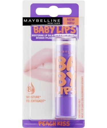 Maybelline New York Baby Lips Peach Kiss - Moisturising Lip Care Balm with SPF20 | 5g - Shop Internationally! - Buy Online on GoSupps.com