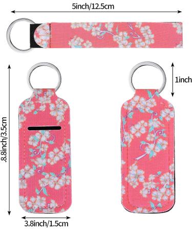 10-Piece Lipstick Keychain Holder Set with Wrist Lanyard - Stylish and Practical Keychain Holders - Buy Online on GoSupps.com