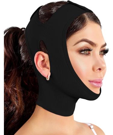 Shape Concept Chin Strap Support Band Neck Bandage Mentonera Post Quirurgica Face Lifting Slimmer Chin Lift Facial Compression - Buy Online on GoSupps.com