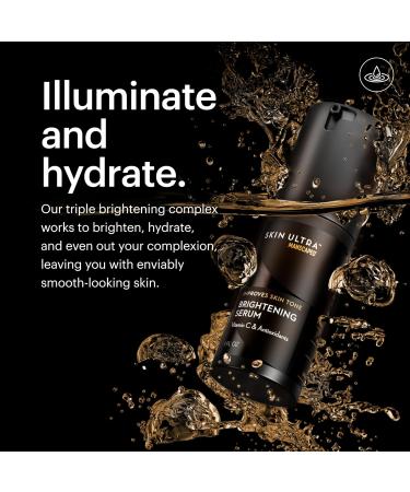 MANSCAPED Skin Ultra Brightening Serum - Men's Vitamin C Face Serum Formulated to Improve Skin Tone & Help Reduce Appearance of Wrinkles Infused with Licorice Root & Niacinamide 1 fl oz 1 Fl Oz (Pack of 1) - Buy Online on GoSupps.com
