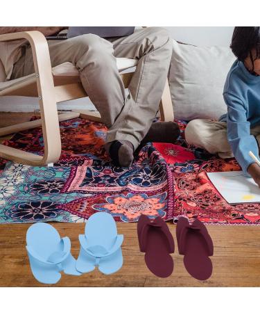 Lurrose 12 Pairs Disposable Pedicure Slippers | Foam Flip Flops for Spa, Nail Salon, Home Use - Buy Online on GoSupps.com
