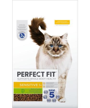 PERFECT FIT Adult Dry Cat Food - Turkey for Sensitive Cats (1+ Year) - 7 kg Pack | International Shipping - Buy Online on GoSupps.com