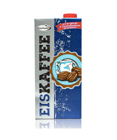 Hochwald - Premium Eiskaffee 1.5% fat low in 1 lit Pack - Ice Coffee as a cold drink - aromatic milk drink with coffee coffee 1 L (1 Pack)