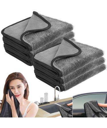 Shiny Bath XXL Drying Towel Shiny Wipes Shower Cleaning Cloths Magicwipe Bathroom Drying Cloths Shiny Wipes for Bathroom Car Home Office Cleaning (6PCS 12x16IN) 12x16IN 6pcs