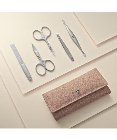 ZWILLING Manicure Nail Set 5 Pieces Premium Pedicure Care for Hands and Feet in Travel Size Made of Cork 5-Teilig Includes nail scissors - Buy Online on GoSupps.com