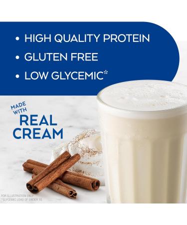 Atkins Vanilla Cream Meal Size Protein Shake 23g Protein 3g Carb 1g Sugar and Atkins Creamy Cinnamon Swirl Protein Shake 15g Protein 2g Net Carb 12 Count - Buy Online on GoSupps.com