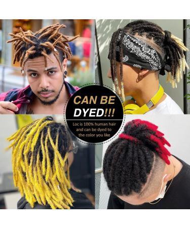100% Real Hair Dreadlocks Extensions 6 Inch Afro - 20 Strands Fashion Crochet Braid for Men/Women | Originea #1B 0.6cm - Buy Online on GoSupps.com