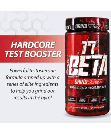 iSatori 17-Beta Anabolic Testosterone Booster - Muscle Growth Strength & Stamina | Natural Test Boost & Estrogen Blocker for Men - 90 Capsules - Buy Online on GoSupps.com
