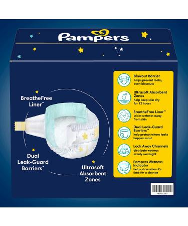 Diapers Size 6  72 Count - Pampers Swaddlers Overnights Disposable Baby Diapers  Enormous Pack (Packaging & Prints May Vary) Enormous Size 6 - Buy Online on GoSupps.com