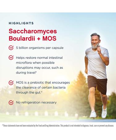Jarrow Formulas Saccharomyces Boulardii + MOS | 5 Billion CFU | 90 Veggie Capsules - Buy Online on GoSupps.com