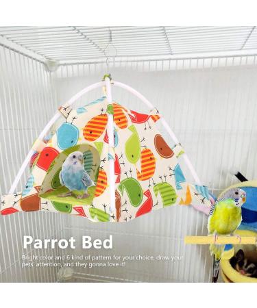 tonyg-p 13 Pack Bird BudgieToys Parrot Swing Chewing Toys Bird Nest Hut Hammock Perch Stand Hanging Bell Bird Cage Toys for Small Parakeets Cockatiels Budgies Conures Love Birds Finches - Buy Online on GoSupps.com