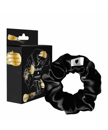 Shop Bellody Velvet Scrunchies - Luxurious Silk Black Strong Hold Exclusive Colors | Perfect Hair Accessory - Buy Online on GoSupps.com