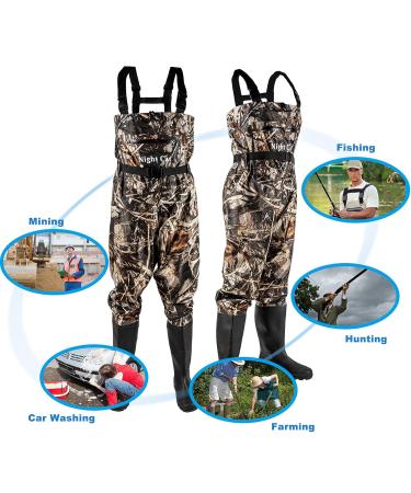 Night Cat Waterproof Breathable Waders for Men & Women - Camouflage 47 - Buy Online on GoSupps.com
