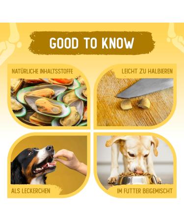 Animal Power Joint Tablets for Dogs - 100 pcs Made in Germany | Green Lipped Mussel Teufels Claw & MSM for Joint & Bone Protection - Buy Online on GoSupps.com