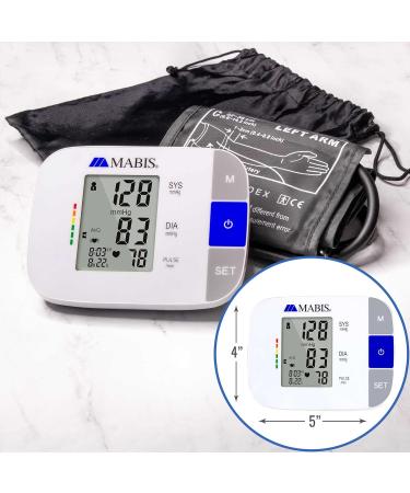 MABIS Universal Talking Blood Pressure Monitor - Upper Arm Irregular Heartbeat Detection 396-Reading Memory 4 User Profiles - FSA & HSA Eligible Shipping Worldwide - Buy Online on GoSupps.com