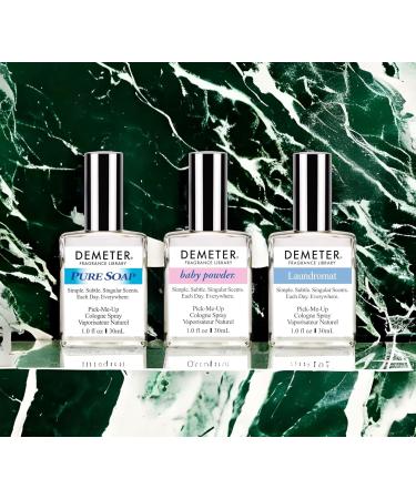 DEMETER Fresh And Clean Collection Set of 3 Unique Perfumes For Women Baby Powder Pure Soap Laundromat 1 Oz Each - Buy Online on GoSupps.com
