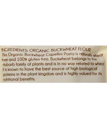 Bgreen Organic Buckwheat Angel Hair Pasta 8.8oz (Pack of 12) - Gluten-Free & Non-GMO - Buy Online on GoSupps.com